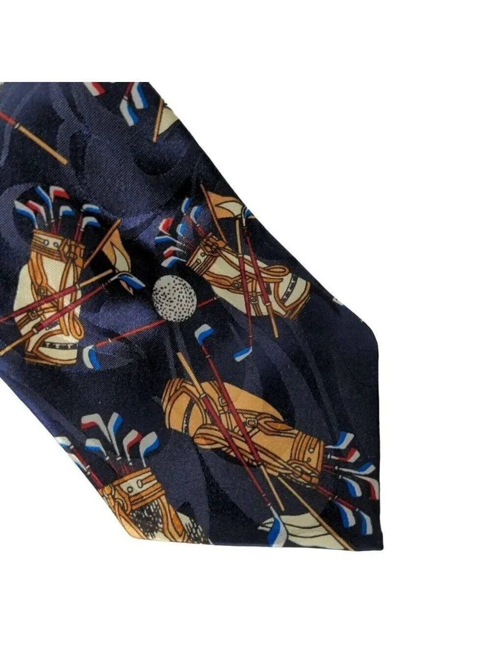 Steven Harris Golf Bag Clubs Driver Novelty Necktie